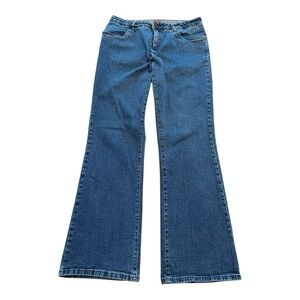 Smith’s Dungarees Sz 14 (30x30) Wide Leg High Rise Stretchy High Waisted Casual